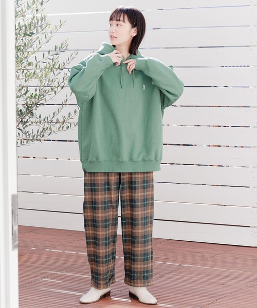 niko and（ニコアンド）の「ギャザーチェックパンツ（その他パンツ