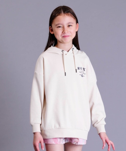 ROXY(ロキシー)の「ROXY/ロキシー キッズ パーカー TPO231114(パーカー・キッズ・ホワイト/ピンク・130cm/140cm/150cm)」の2枚目の写真