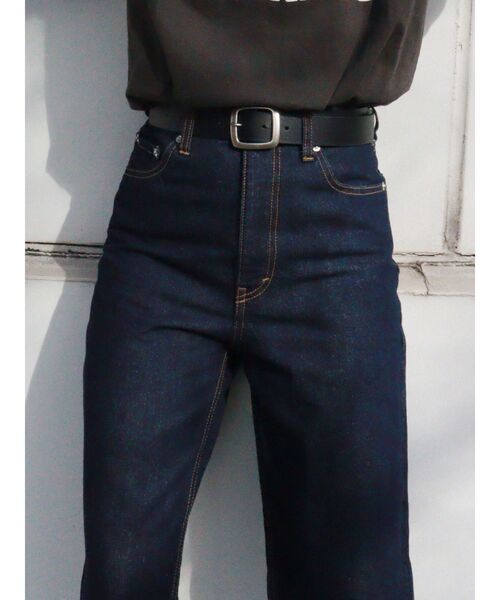 MURUA(ムルーア)の「レザーベルト(ベルト・レディース・ブラック・FREE)」の3枚目の写真