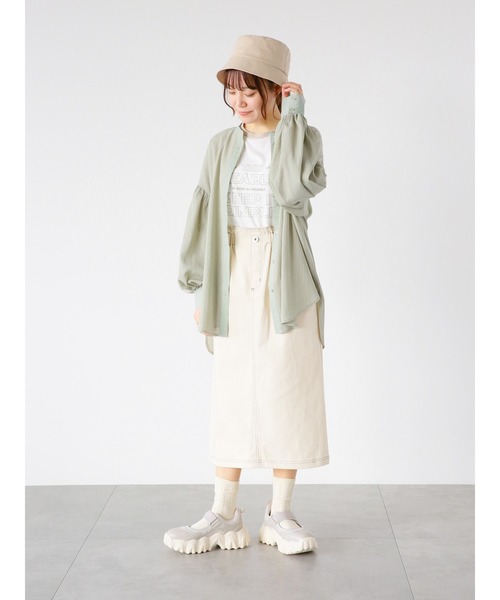 ehka sopo（エヘカソポ）の「リボン付バケットハット（ハット・レディース・ブラック/ベージュ/キナリ・ﾌﾘ-）」の7枚目の写真