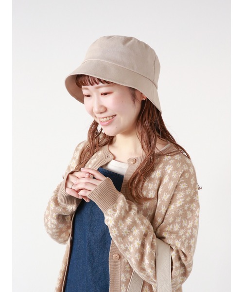 ehka sopo（エヘカソポ）の「リボン付バケットハット（ハット・レディース・ブラック/ベージュ/キナリ・ﾌﾘ-）」の9枚目の写真