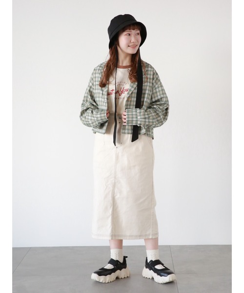 ehka sopo（エヘカソポ）の「リボン付バケットハット（ハット・レディース・ブラック/ベージュ/キナリ・ﾌﾘ-）」の10枚目の写真