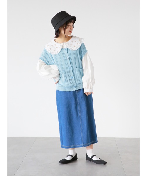 ehka sopo（エヘカソポ）の「リボン付バケットハット（ハット・レディース・ブラック/ベージュ/キナリ・ﾌﾘ-）」の18枚目の写真