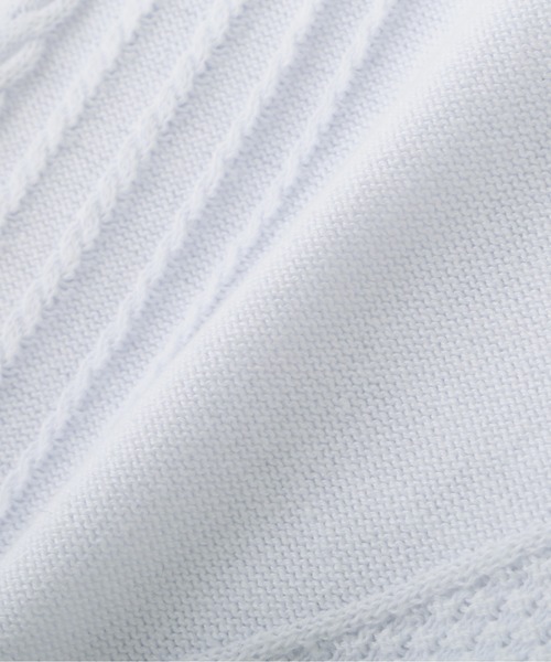 DANKE SCHON（ダンケシェーン）の「DankeSchon/ダンケシェーン/12GG ARAN KNIT S/S TEE（ニット/セーター・メンズ・ブラック/グレー/ホワイト/ベージュ・F）」の16枚目の写真