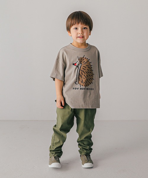 FOV（フォブ）の「FOV/フォブ　テーパードスリムパンツ（その他パンツ・キッズ・ブラック/カーキ/アッシュグレー/アイボリー・M/XL/L/S）」の14枚目の写真