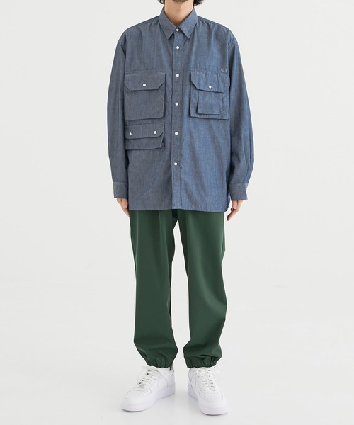 THE NORTH FACE PURPLE LABEL(ザ ノースフェイス パープルレーベル)の「【THE NORTH FACE PURPLE LABEL/ザノースフェイスパープルレーベル】Indigo Chambray Field Shirt/インディゴシャンブレーフィールドシャツ(シャツ/ブラウス・メンズ・ブルー・M/L)」の6枚目の写真