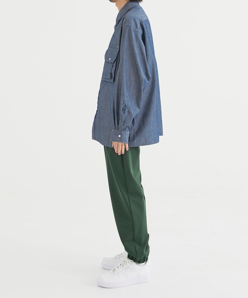 THE NORTH FACE PURPLE LABEL(ザ ノースフェイス パープルレーベル)の「【THE NORTH FACE PURPLE LABEL/ザノースフェイスパープルレーベル】Indigo Chambray Field Shirt/インディゴシャンブレーフィールドシャツ(シャツ/ブラウス・メンズ・ブルー・M/L)」の4枚目の写真
