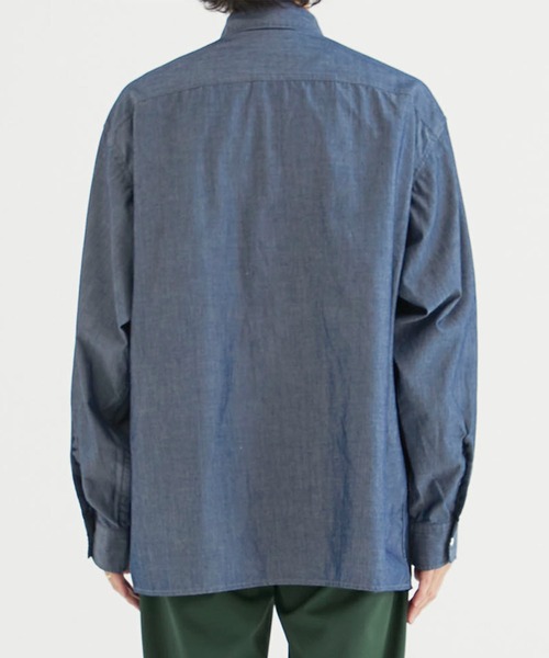THE NORTH FACE PURPLE LABEL(ザ ノースフェイス パープルレーベル)の「【THE NORTH FACE PURPLE LABEL/ザノースフェイスパープルレーベル】Indigo Chambray Field Shirt/インディゴシャンブレーフィールドシャツ(シャツ/ブラウス・メンズ・ブルー・M/L)」の3枚目の写真