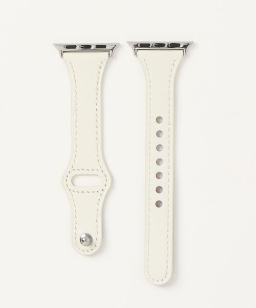 zandy（ズィーアンドワイ）の「zandy ズィー・アンド・ワイ/ Apple Watch【細身レザーバンド】 アップルウォッチバンド レザーベルト // leather7（デジタル腕時計・メンズ・ホワイト/ライトグレー/ブラウン/ピンク/オレンジ/グレイッシュベージュ・S/M）」の17枚目の写真