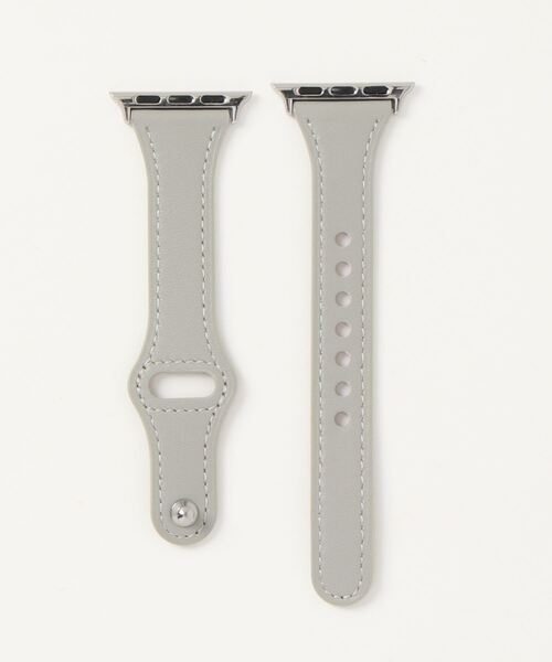 zandy（ズィーアンドワイ）の「zandy ズィー・アンド・ワイ/ Apple Watch【細身レザーバンド】 アップルウォッチバンド レザーベルト // leather7（デジタル腕時計・メンズ・ホワイト/ライトグレー/ブラウン/ピンク/オレンジ/グレイッシュベージュ・S/M）」の18枚目の写真