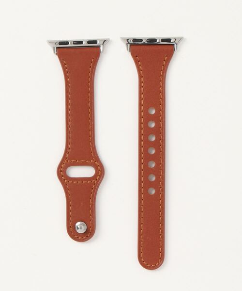 zandy（ズィーアンドワイ）の「zandy ズィー・アンド・ワイ/ Apple Watch【細身レザーバンド】 アップルウォッチバンド レザーベルト // leather7（デジタル腕時計・メンズ・ホワイト/ライトグレー/ブラウン/ピンク/オレンジ/グレイッシュベージュ・S/M）」の19枚目の写真