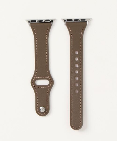 zandy（ズィーアンドワイ）の「zandy ズィー・アンド・ワイ/ Apple Watch【細身レザーバンド】 アップルウォッチバンド レザーベルト // leather7（デジタル腕時計・メンズ・ホワイト/ライトグレー/ブラウン/ピンク/オレンジ/グレイッシュベージュ・S/M）」の20枚目の写真