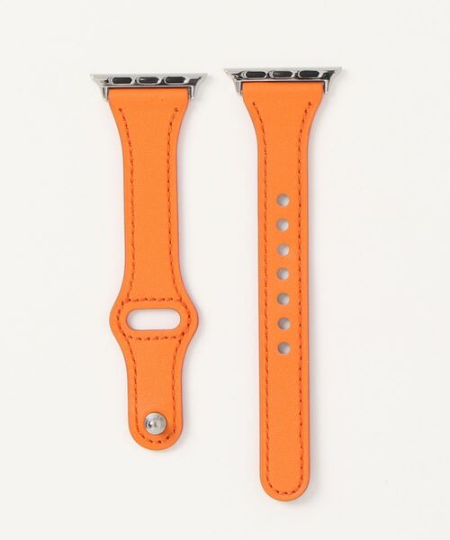 zandy（ズィーアンドワイ）の「zandy ズィー・アンド・ワイ/ Apple Watch【細身レザーバンド】 アップルウォッチバンド レザーベルト // leather7（デジタル腕時計・メンズ・ホワイト/ライトグレー/ブラウン/ピンク/オレンジ/グレイッシュベージュ・S/M）」の22枚目の写真