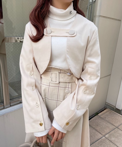 one after another NICE CLAUP(ワンアフターアナザーナイスクラップ)の「【スタッフ考案】ブロッキングチェックスカート(スカート・レディース・グレー/アイボリー/ピンク・FREE)」の13枚目の写真