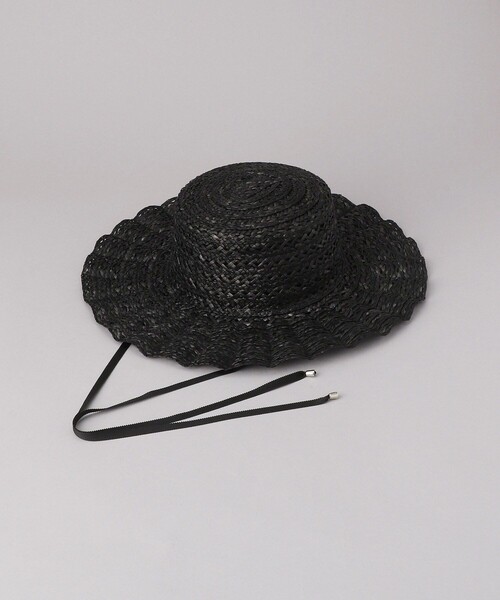 FREAK'S STORE(フリークスストア)の「Casselini/キャセリーニ なみなみハット(ハット・レディース・ナチュラル/ブラック・ONE SIZE)」の9枚目の写真
