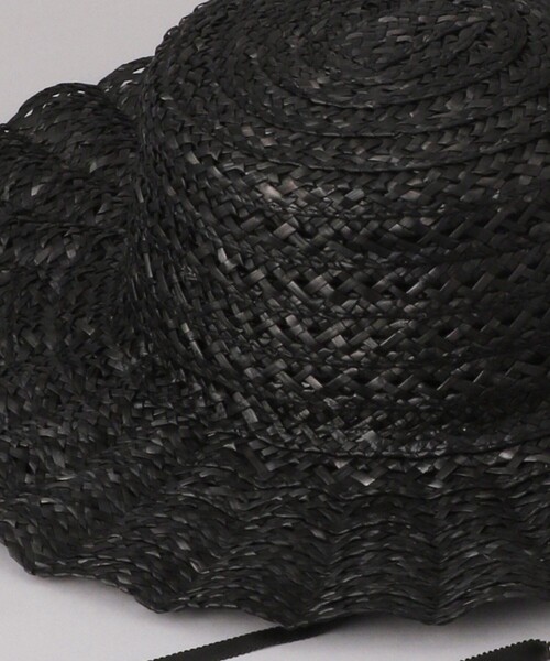 FREAK'S STORE(フリークスストア)の「Casselini/キャセリーニ なみなみハット(ハット・レディース・ナチュラル/ブラック・ONE SIZE)」の11枚目の写真