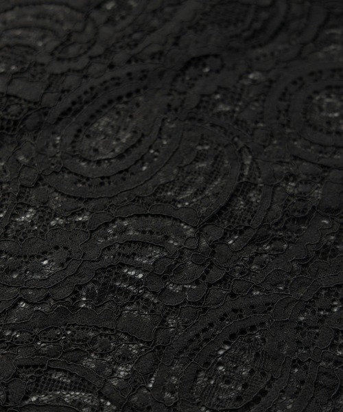 NYLAUS（ナイラス）の「ペイズリーレース シアーシャツ（シャツ/ブラウス・メンズ・ブラック/オフホワイト・M/L）」の15枚目の写真