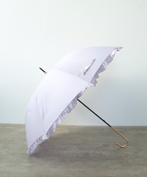 【Wpc.】フェミニンフリル長傘　（UVカット）　＠