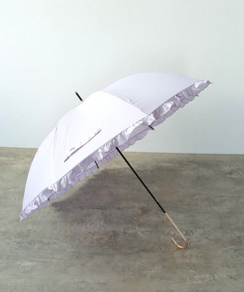 Three Four Time（ｽﾘｰﾌｫｰﾀｲﾑ）の「【Wpc.】フェミニンフリル長傘　（UVカット）　＠（長傘・レディース・ネイビー/ベージュ/ラベンダー・FREE）」の17枚目の写真