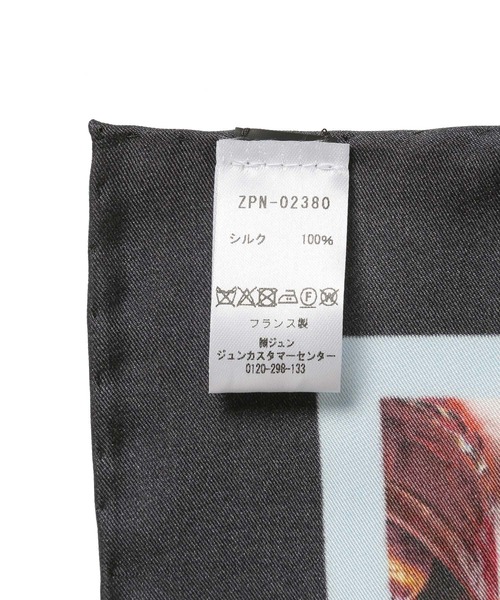 HOTEL OLYMPIA/ホテルオランピア】 Room Service Print Silk Scarf