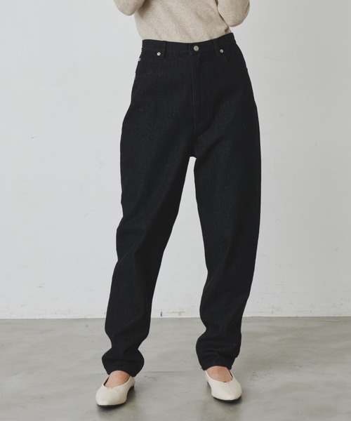セール】【XS,S,M,Lサイズ展開】ハイウエストルーズテーパード