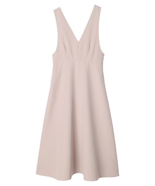 earth music&ecology（アースミュージックアンドエコロジー）の「Vネック切替ジャンスカ（ワンピース・レディース・ブラック/ベージュ・FREE）」の19枚目の写真