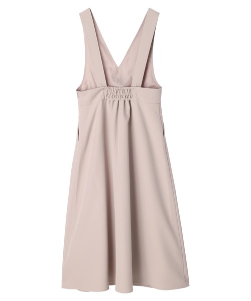 earth music&ecology（アースミュージックアンドエコロジー）の「Vネック切替ジャンスカ（ワンピース・レディース・ブラック/ベージュ・FREE）」の21枚目の写真