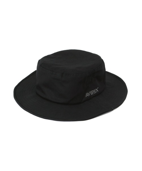 AVIREX(アヴィレックス)の「SAFARI HAT / サファリハット / ブリムハットAVIREX / アヴィレックス(ハット・メンズ・オリーブ系/ブラック・F)」の3枚目の写真