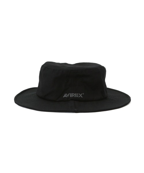 AVIREX(アヴィレックス)の「SAFARI HAT / サファリハット / ブリムハットAVIREX / アヴィレックス(ハット・メンズ・オリーブ系/ブラック・F)」の9枚目の写真
