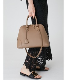 Mila Owen | ステッチデザインミドルボストンバッグ(ショルダーバッグ)