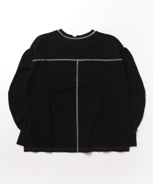 MIMIMEMETE(ミミメメット)の「サーマル パフスリーブプルオーバー(Tシャツ/カットソー・レディース・グリーン/ブラック/アイボリー/ベージュ・M)」の6枚目の写真
