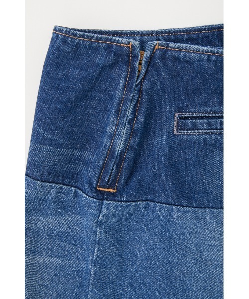 MOUSSY（マウジー）の「PANEL DENIM MINI スカート（デニムスカート・レディース・ブルー・0/2/1）」の3枚目の写真