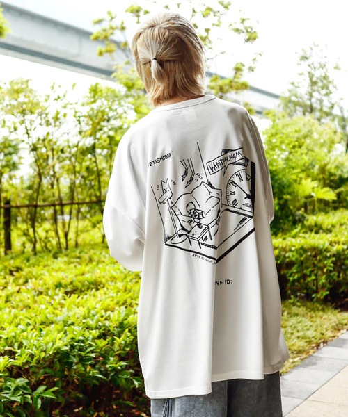 AFYF（エーエフワイエフ）の「AFYF MESH TR PRINT SS TEE4/メッシュTR半袖Tシャツ（Tシャツ/カットソー・メンズ・ブラック系その他/ホワイト系その他2/ブラック系その他3/ブラック系その他2/ホワイト系その他/ホワイト系その他3/ブラック系その他4/ホワイト系その他4/ブラック系その他5/ホワイト系その他6/ホワイト系その他7/ホワイト系/ホワイト系1/ブラック系その他6/ブラック系その他7/ブラック系・FREE）」の2枚目の写真