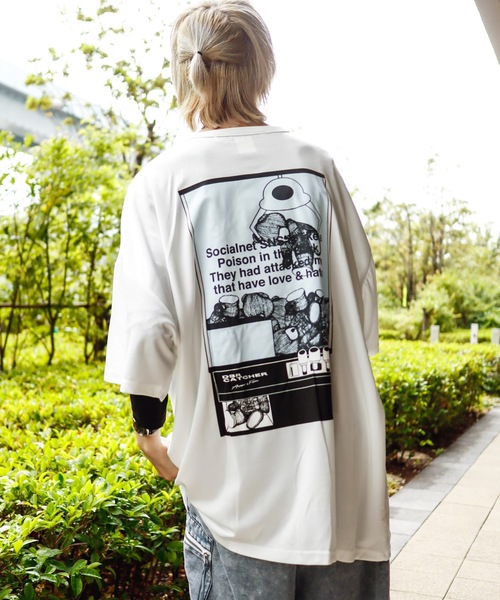 AFYF（エーエフワイエフ）の「AFYF MESH TR PRINT SS TEE4/メッシュTR半袖Tシャツ（Tシャツ/カットソー・メンズ・ブラック系その他/ホワイト系その他2/ブラック系その他3/ブラック系その他2/ホワイト系その他/ホワイト系その他3/ブラック系その他4/ホワイト系その他4/ブラック系その他5/ホワイト系その他6/ホワイト系その他7/ホワイト系/ホワイト系1/ブラック系その他6/ブラック系その他7/ブラック系・FREE）」の3枚目の写真
