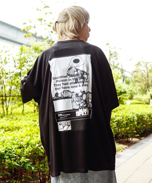AFYF（エーエフワイエフ）の「AFYF MESH TR PRINT SS TEE4/メッシュTR半袖Tシャツ（Tシャツ/カットソー・メンズ・ブラック系その他/ホワイト系その他2/ブラック系その他3/ブラック系その他2/ホワイト系その他/ホワイト系その他3/ブラック系その他4/ホワイト系その他4/ブラック系その他5/ホワイト系その他6/ホワイト系その他7/ホワイト系/ホワイト系1/ブラック系その他6/ブラック系その他7/ブラック系・FREE）」の11枚目の写真