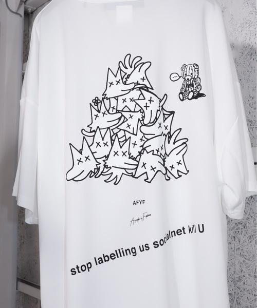 AFYF（エーエフワイエフ）の「AFYF MESH TR PRINT SS TEE4/メッシュTR半袖Tシャツ（Tシャツ/カットソー・メンズ・ブラック系その他/ホワイト系その他2/ブラック系その他3/ブラック系その他2/ホワイト系その他/ホワイト系その他3/ブラック系その他4/ホワイト系その他4/ブラック系その他5/ホワイト系その他6/ホワイト系その他7/ホワイト系/ホワイト系1/ブラック系その他6/ブラック系その他7/ブラック系・FREE）」の20枚目の写真