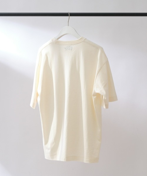 CIAOPANIC TYPY（チャオパニックティピー）の「USAコットン16/-ポケット半袖Tee（Tシャツ/カットソー・メンズ・イエロー/オフホワイト/グリーン/サックスブルー/グレイッシュベージュ/チャコールグレー・MEDIUM/LARGE/SMALL/X-LARGE）」の8枚目の写真