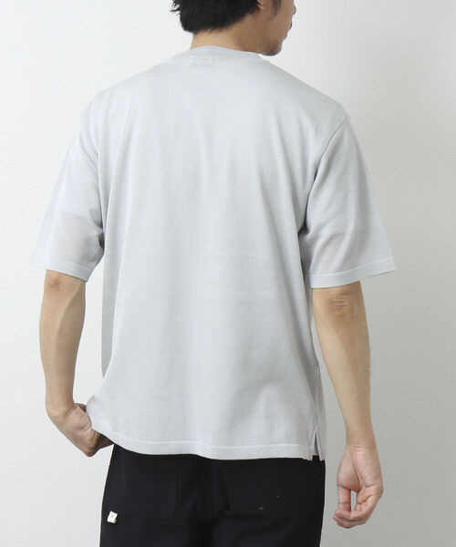 NOLLEY'S goodman（ノーリーズグッドマン）の「吸水速乾サランP 半袖Tシャツ付き クルーネック半袖ニット（ニット/セーター・メンズ・ライトグレー/オリーブ/ネイビー/チャコールグレー・L/M）」の16枚目の写真
