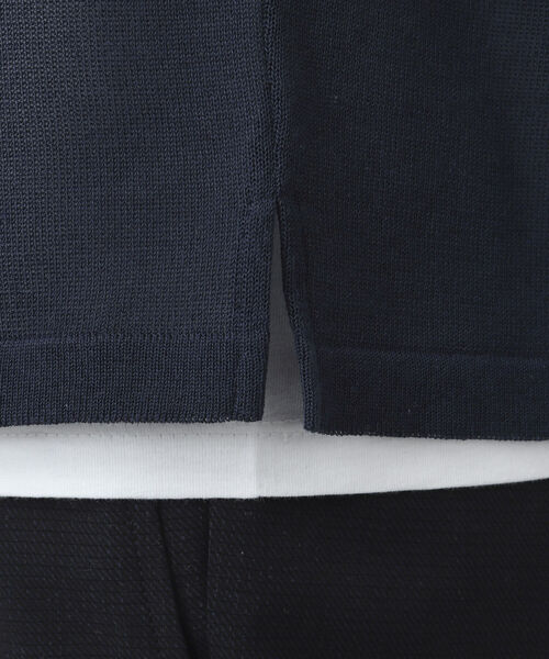 NOLLEY'S goodman（ノーリーズグッドマン）の「吸水速乾サランP 半袖Tシャツ付き クルーネック半袖ニット（ニット/セーター・メンズ・ライトグレー/オリーブ/ネイビー/チャコールグレー・L/M）」の5枚目の写真