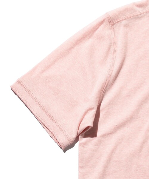 BEAMS PLUS（ビームスプラス）の「BEAMS PLUS / ヘンリーネック Tシャツ（Tシャツ/カットソー・メンズ・オレンジ/サックスブルー/ピンク/イエロー/グレー・X-LARGE/LARGE/SMALL/MEDIUM）」の6枚目の写真