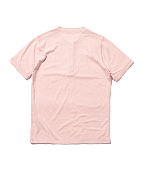 BEAMS PLUS（ビームスプラス）の「BEAMS PLUS / ヘンリーネック Tシャツ（Tシャツ/カットソー・メンズ・オレンジ/サックスブルー/ピンク/イエロー/グレー・X-LARGE/LARGE/SMALL/MEDIUM）」の9枚目の写真