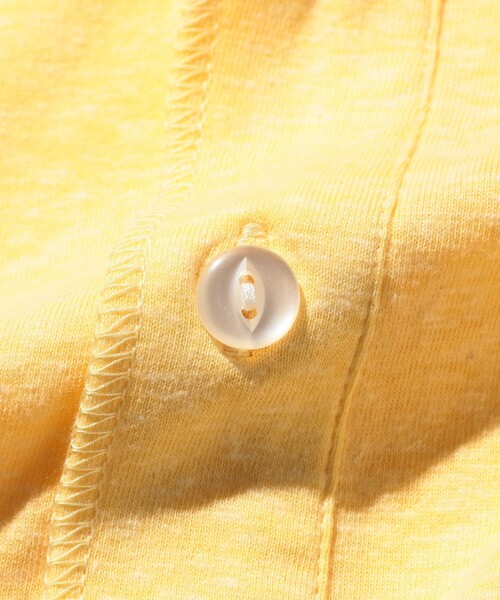 BEAMS PLUS（ビームスプラス）の「BEAMS PLUS / ヘンリーネック Tシャツ（Tシャツ/カットソー・メンズ・オレンジ/サックスブルー/ピンク/イエロー/グレー・X-LARGE/LARGE/SMALL/MEDIUM）」の20枚目の写真