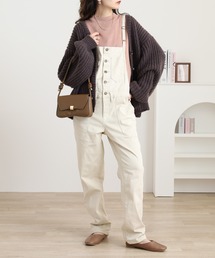 トップス スウェット サロペット/オーバーオール」に該当するベージュ