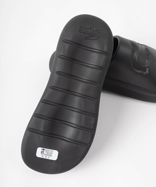 LACOSTE(ラコステ)の「【LACOSTE/ラコステ】クロコエンブレム エンボスロゴ入り スライドサンダル/メンズ/SERVE SLIDE 3.0 123 1 CMA(サンダル・メンズ・ホワイト/ブラック・26.5cm/27.0cm)」の9枚目の写真