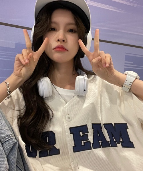 MGV（エムジーヴィー）の「センターロゴユニフォームライクシャツ（シャツ/ブラウス・レディース・ホワイト/ブラック・MEDIUM/LARGE/X-LARGE）」の17枚目の写真