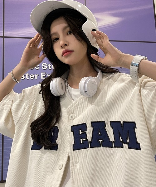 MGV（エムジーヴィー）の「センターロゴユニフォームライクシャツ（シャツ/ブラウス・レディース・ホワイト/ブラック・MEDIUM/LARGE/X-LARGE）」の14枚目の写真