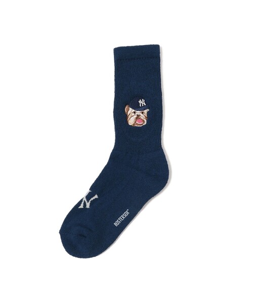 BEAMS BOY(ビームスボーイ)の「ROSTER SOX / MLB BULLDOG SOX(ソックス/靴下・レディース・グレー/ネイビー/ホワイト・ONE SIZE)」の12枚目の写真