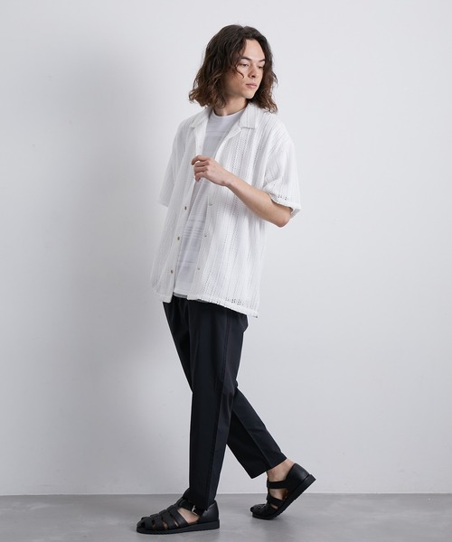 JUNRED(ジュンレッド)の「【 イージーケア 】SARA AIRYテーパードアンクルパンツ(その他パンツ・メンズ・ベージュ/ネイビー/グレー・L/LL/M)」の18枚目の写真