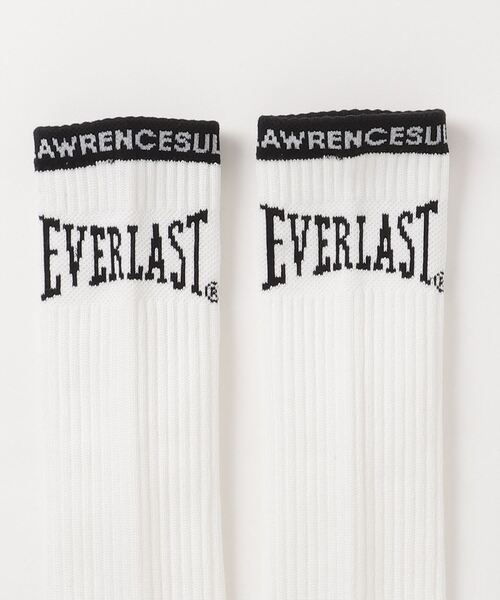 JOHN LAWRENCE SULLIVAN（ジョンローレンスサリバン）の「JLS x EVERLAST RIB SOCKS（ソックス/靴下・メンズ・ブラック/ホワイト・ONE SIZE）」の3枚目の写真