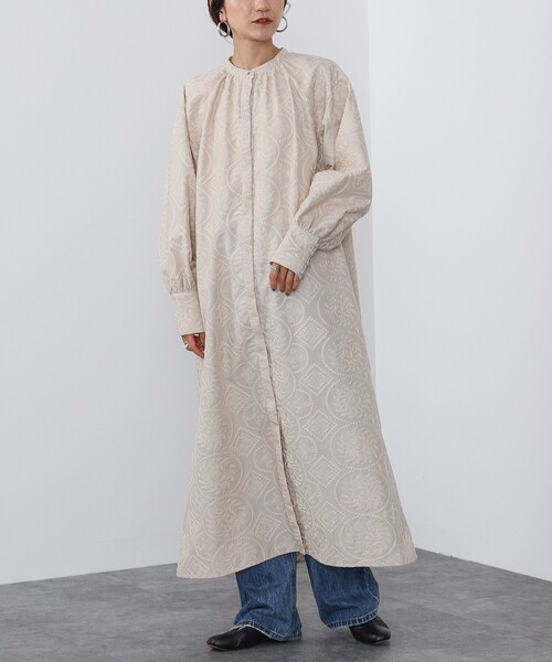 セール】総刺繍 オーバー シャツワンピース（ワンピース）｜BEAMS